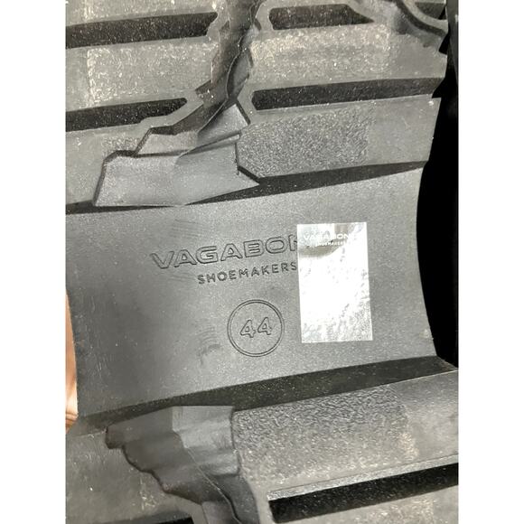 Vagabond Platform Chunky Black Leather Loafers - Picture 5 of 5